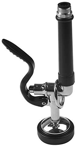 Pre-Rinse Hose Connection Spray Head Handheld Multifunction Spray Valve High Pressure Dishwasher Accessories Chrome Finshed Black,Pull Down Sprayer