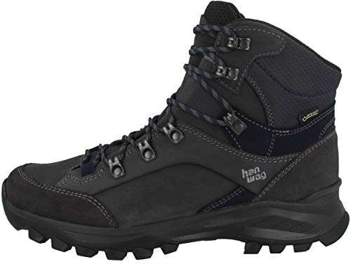 Hanwag M Banks GTX Blau-Grau - Gore-Tex Wasserdichter bequemer Herren Gore-Tex Trekkingschuh, Größe EU 48.5 - Farbe N