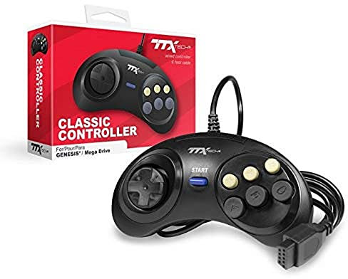KMD RetroPad Megadrive Contrôleur filaire 6 boutons