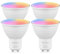 Avatar Controls Alexa Glühbirnen GU10, Smart LED Lampen 5W 500LM Dimmbar, 2700-6500K RGB & 16 Millionen Farben, steuerbar via App, Kompatibel mit Alexa and Google Home(4 Pack)