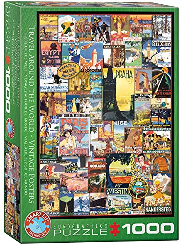 empireposter Vintage Reisewerbung Art Deco - 1000 Teile Puzzle im Format 68x48 cm