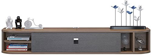 WFENG TV Board Hängend,Hängeschrank Hängeboard Wohnwand,Einsetzbar Wohnzimmer/Schlafzimmer/Als Auch in der Diele/A / 140×23×24cm