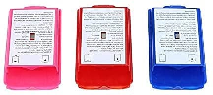 1Pcs Rechargeable Battery Pack Cover Shell Shield Case Kit with Sticker for Xbox 360 Controller Replacement Parts (Blue)