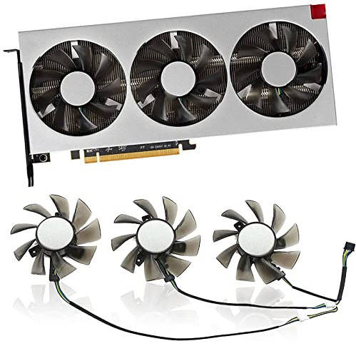 Dotodo RadeonVII Ventilateur de refroidissement de remplacement pour carte graphique AMD Xfx Radeon VII 75 mm 12 V 0,32 A