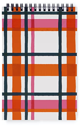 Kate Spade New York Small College Ruled Notebook, Top Spiral Notebook with 112 Pages, 8.5 x 5.5 Writing Pad, Candy Stripe