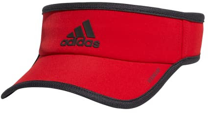 adidas Men's Superlite 2 Performance Visor, Better Scarlet/Carbon Grey, One Size