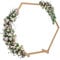 Susire Holz Rosenbogen Hochzeitsbogen Hexagon: Traubogen Hochzeit Hintergrund Stand Bogen für Geburtstagsfeier Hochzeit Garten Innen- und Außendekoration 210x230cm