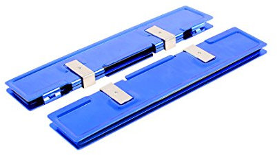 Ruilogod 2 PCS AZUL ALUMINIO TALLER SHIM Spreader Refrigerador de enfriamiento para la memoria RAM DDR
