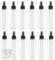 YANCAER 24 Piezas 100ml Transparente Botellas de Spray Pulverizador con Boquilla de Negro, Plastico Botes Spray Vacios Perfume Atomizador Botella de Spray de Viaje para Cosméticos Líquido