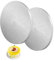 PHULWEL Cake Borad 13mm Dicke, Cakeboard Rund 30cm, 2 Stücke Tortenboden Tortenplatte Pappe Gold und Weiß, für Transport Kuchen und Torten