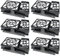 Lot de 6 filtres HEPA de Rechange pour aspirateur pour Karcher DS 6, DS 6 Premium, DS 5800, remplace 2.860-273.0