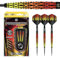 WINMAU Firestorm Flame 21 Gramm Professionelles Wolfram-Dart-Set mit Flights und Schäften (Shafts)