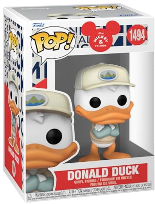 Funko POP! Disney: Mickey & Friends - Donald Duck | Offizielles Cartoon/Animation Merch - Vinyl Sammelfigur als Regal Deko - Geschenkidee zum Geburtstag für Fans und Sammler