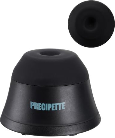 PRECIPETTE Mini Vortex Mixer Schüttler 3000rpm Mischer Paint Shaker 3000 U/min Farbmischer Vortex Shaker Farbschüttler für Acrylfarben Citadel Vallejo Nagellack Wimpernkleber (Schwarz)