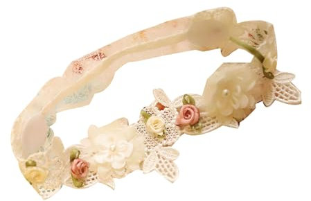 HIOPOIUYT Newborns Headband Baby Photography Props Infants Photoshoots Headpiece Girls Flower Headwear Handmade Headdress Flower Headband For Baby
