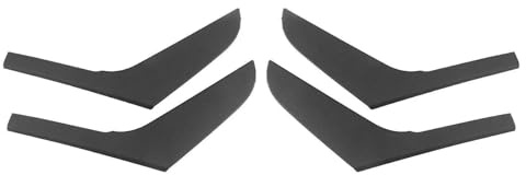 FULUSIC Maniglie Interne per Portiere Auto per VW per Golf 6 MK6 2009-2013 Sinistra + Destra 4 Pezzi Nero Interno Maniglia Copertura Trim Accessori Interni Maniglia Interna(4pcs Front Rear)