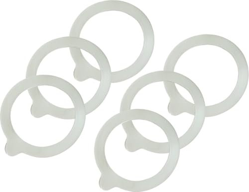 Emilja Fido - Officina Ersatzgummi Ringe 80mm - 6 Stück - Dichtungsrine Ersatzdichtung Ersatzgummi