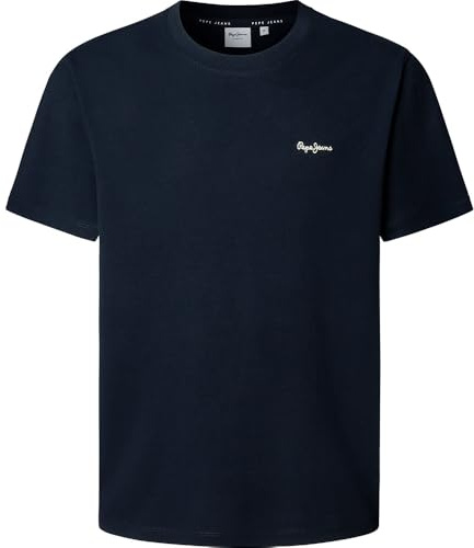 Pepe Jeans Herren Contrast Connor T-Shirt, Blau (Dulwich Blue), XXL