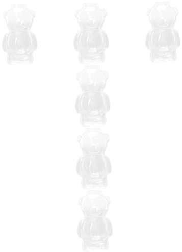 Alipis 6 Piezas De Vasos De Cóctel Jarras De Cerveza Vasos De Cóctel Con Forma De Oso De Goma Vajilla Para Café Enfriador De Vino Vasos De Cerveza Cristalería Ondulada Taza Con