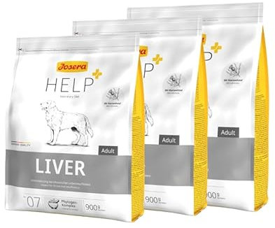 Josera Help Dog | Liver 3x900g Trockenfutter | Sparpaket | Hundefutter