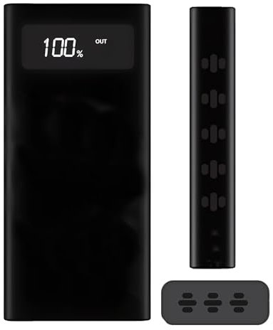 Registratore Vocale con Telecomando, Jammer Bloccante a 360°, 9000Mah Power Bank e Display LCD, per Riunioni, Ufficio, Auto e Altro Ancora