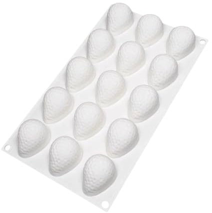 Silicone Cake Molds, 15-Cavity Baking Mold for Mousse, Reusable Non-Stick Bakeware, Ideal for Jelly, Chocolates, Fondant, Versatile Food-Making Tool for Creative Desserts