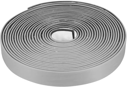 PATIKIL 5 Mètres Bande D'Étanchéité 18mm L x 2mm É (L*L*É) Gris | Anti-Fumée Et Anti-Feu, Bande Auto-Adhésive En Matériau Composite De Graphite Et Caoutchouc À Expansion Automatique