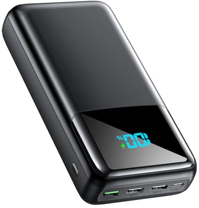 Portable Charger Power Bank 50000mAh, USB-C PD 30W Fast Charge, High Capacity External Battery for Camping, Portable Phone Charger for iPhone 17/16/15/14/13/12/11 Samsung Android (Black)