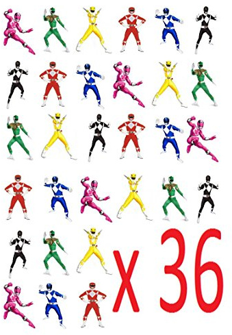 36 x aufstellbare Kuchendekorationen aus essbarem Papier
