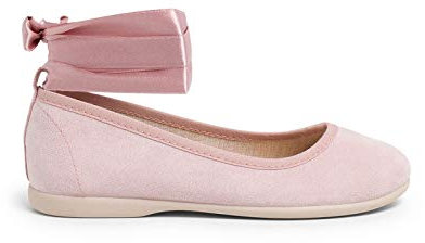 Pisamonas Ballerine Nastri Raso Chiusura Cinturino Misurare 33 Colore Rosa