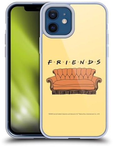 Head Case Designs Licenciado Oficialmente Friends TV Show Sofá Icónico Carcasa de Gel de Silicona Compatible con Apple iPhone 12 / iPhone 12 Pro