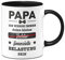 Tassenbrennerei Tasse mit Spruch Papa Ich werde immer deine kleinte (Tochter) finanzielle Belastung sein - Kaffeetasse lustig Geschenk (Schwarz)