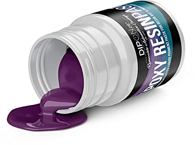 Epoxidharz Epoxy Pigment Farbpaste Signal Violett ca. RAL 4008 Profi 30 Gramm Hochpigmentierte Paste für Epoxidharz Epoxy Resin Polyurethan Kunstharz Resin Art