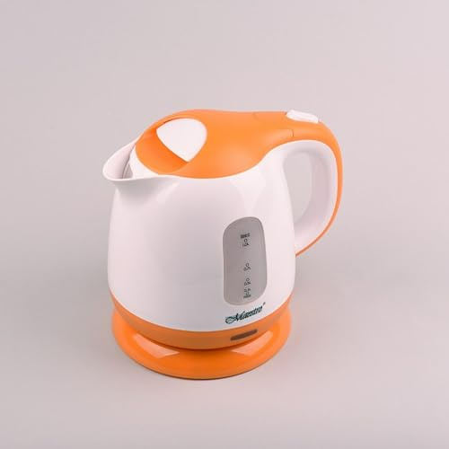 Feel Maestro MR012 Wasserkocher Weiß Orange Kunststoff 1100 W 1 Liter, Bunt