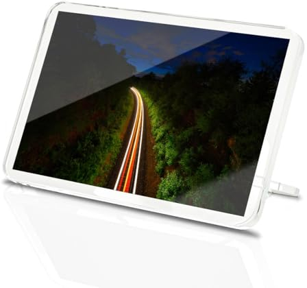 Classic Rectangle Magnet with Stand - Train Tracks Railway Night Photography - Fridge Locker Office Whiteboard Toolbox #52287