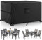 Kovshuiwe 150x90x75cm Housse de Meubles de Jardin imperméable en Tissu Oxford 420D résistant au Vent et Anti-UV pour Meubles de Jardin et Patio