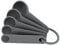 KitchenAid 5pc Messlöffel Set - Holzkohle Grau