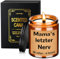 Aomig Duftkerze Geschenkset, 200g Schlaf Duftkerzen Set, Duftkerzen Im Glas, Geschenke für Frauen als Weihnachts, Valentinstag und Geburtstagsgeschenk(Lavendelgeschmack)