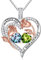TINGN Geschenke für Frauen Sie - Geburtsstein Halskette Damen Silber 925 Kette Schmuck Valentinstag Weihnachten Muttertag Jahrestag Geburtstag Geschenke für Sie Freundin Ehefrau Mutter