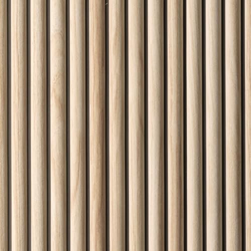 Rebel of Styles - UltraLight Linari Round Natural - 1,16m² / 2 Stück - EPS Wandpaneele/Verkleidung/Verblender/Platten in Holzoptik - Schaumstoff-Wanddekoration mit Isolierung