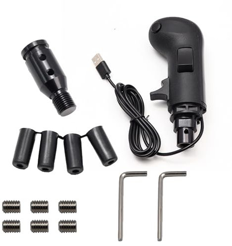 YananAC Simulierter Gangschaltung PC USB Gear Simulator Schaltknauf passend Logitech Shifter für Logitech G27 G25 G923 G29 TH8A Simracing Racing Shifter