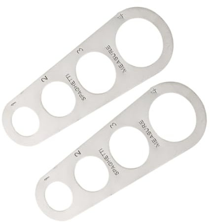 GAROZATION 2pcs Pasta Measuring Ruler Kitchen Tools Spaghetti Spoon Spaghetti Pasta Measurer Spaghetti Ruler Kitchen Measuring Tool Pasta Portion Measuring Tool Pasta Making Tools
