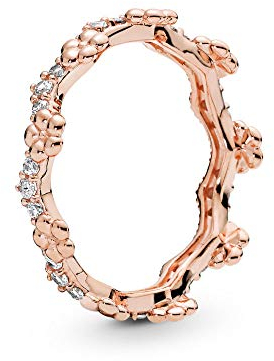 Pandora Damen-Ringe Silber_vergoldet mit '- Ringgröße 54 187924CZ-54