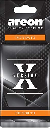 Autodufterfrischer AREON X Version Auto Duft Duftbaum Lufterfrischer (Pack x 6, X Version Tutti Frutti)