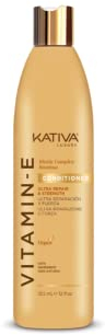 Kativa Luxury Conditioner, Vitamin E, Biotin, Bambus, repariert und schützt das Haar, vegane Formel, recycelte Verpackung, für den täglichen Gebrauch, 355 ml
