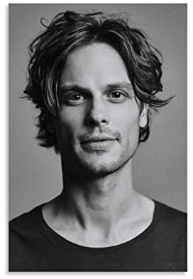 TSALF Kunstdruck Poster Kein Rahmen Matthew Gray Gubler Poster Schwarz-Weiß-Druck Geschenke Schlafzimmer Wohnzimmer Dekor Modernes Zuhause 60x90cm