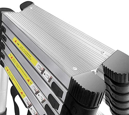 KEppd Ladders,Aluminum Telescopic Ladder a Frame Multi-Purpose Extendable Ladder 6.2M Maximum Loading 150Kg