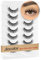 Jiocolor Falsche Wimpern Natürlicher Look Wispy Fluffy Lashes 3D Faux Mink Lashes False Eye Lashes Wiederverwendbar 7 Paare False Eyelashes 13MM