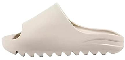 KOOBS Sommer Hausschuhe Dicke Bedruckte Graffiti -Männer Pantoffeln Frauen Flip Flops Unisex Plattform Schuhe Outdoor Sandalen-Beige Original,38-39