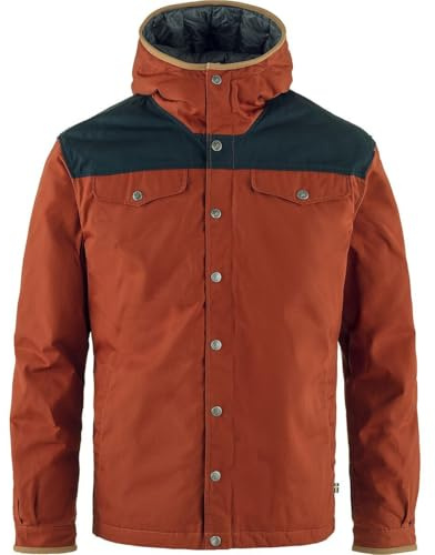 Fjällräven Herren Greenland No. 1 Down Jacke, Autumn Leaf/Dark Navy, XS
